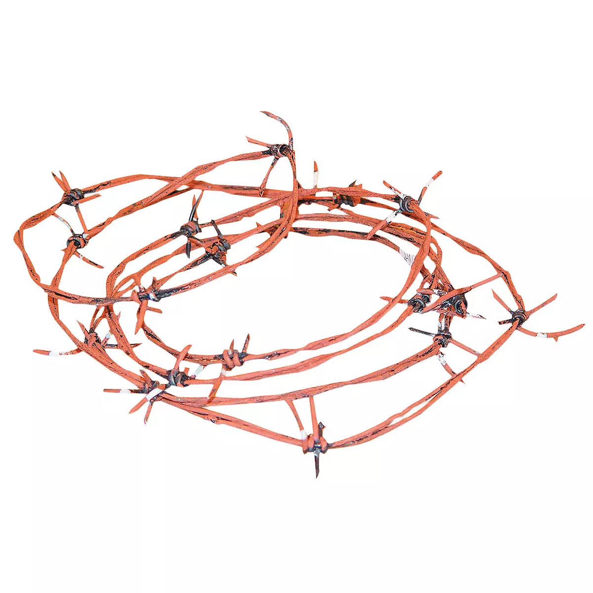 100' Rusted Barb Wire Decoration - Image 2