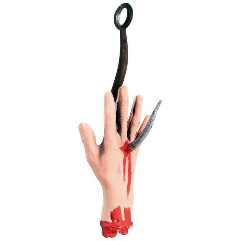 15" Meat Hook Through Hand