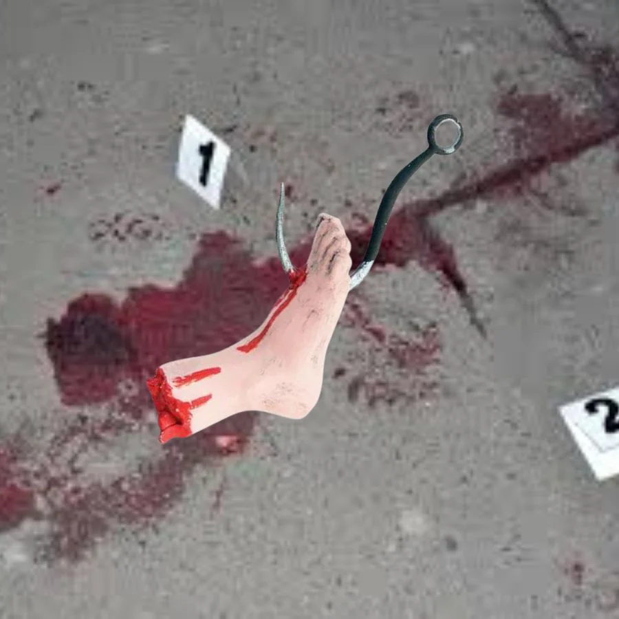 17" Meat Hook Through Foot