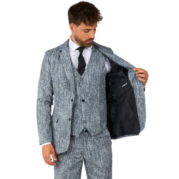 20's Gangster Grey Suit - Image 2