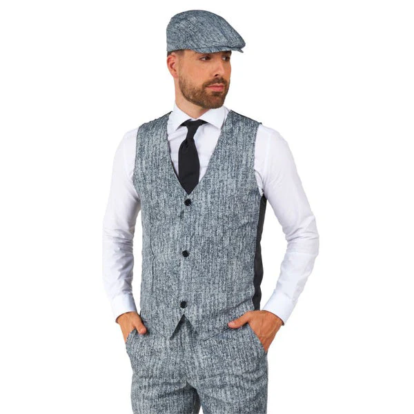20's Gangster Grey Suit - Image 3