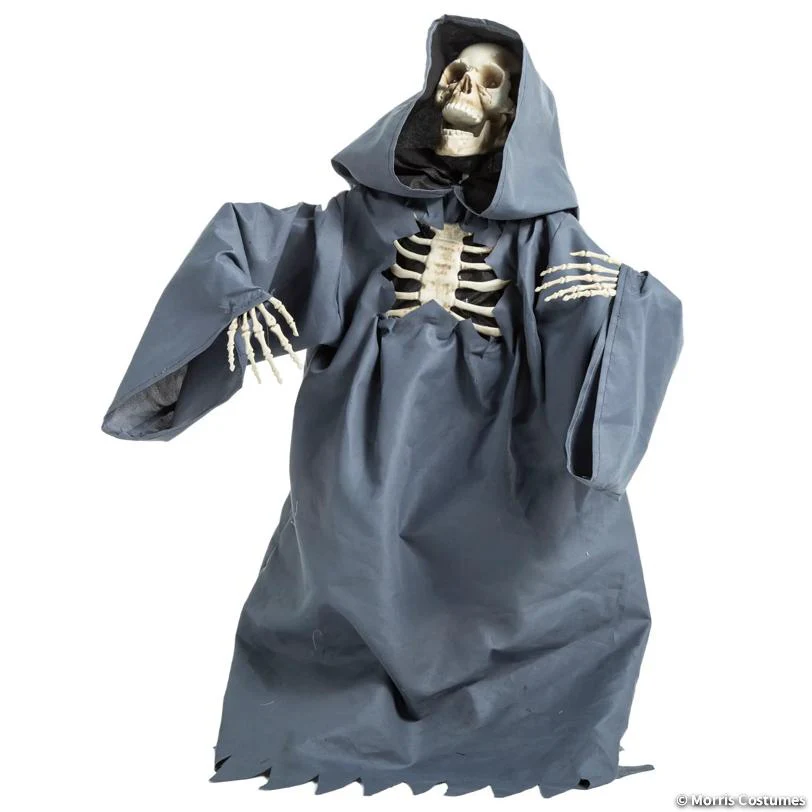 25" Animated Light Up Rising Groundbreaker Skeleton Reaper - Image 2
