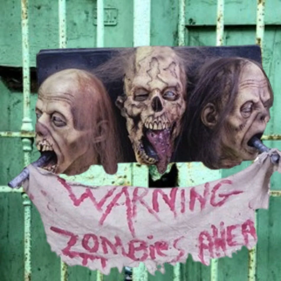 3-Faced Zombie Wall Plaque