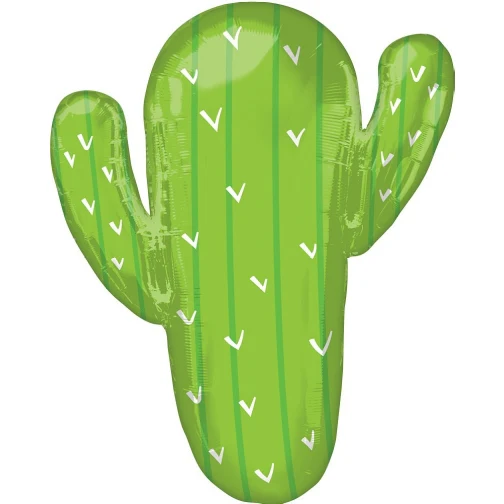 31″ Fiesta Cactus Shape – Fiesta – Cinco De Mayo – Western – Foil Balloon