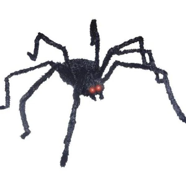 49" Animated Black Spider