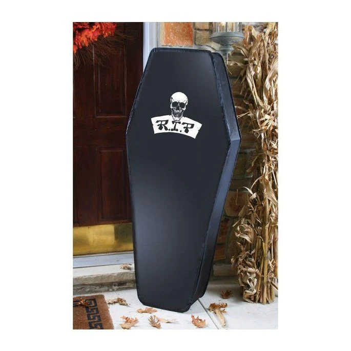 5 Foot Collapsible Coffin Black - Image 3