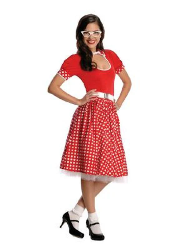 50's Nerd Girl Costume Size L