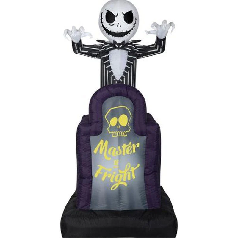 6' Airblown Pop Up Jack Skellington - Image 2