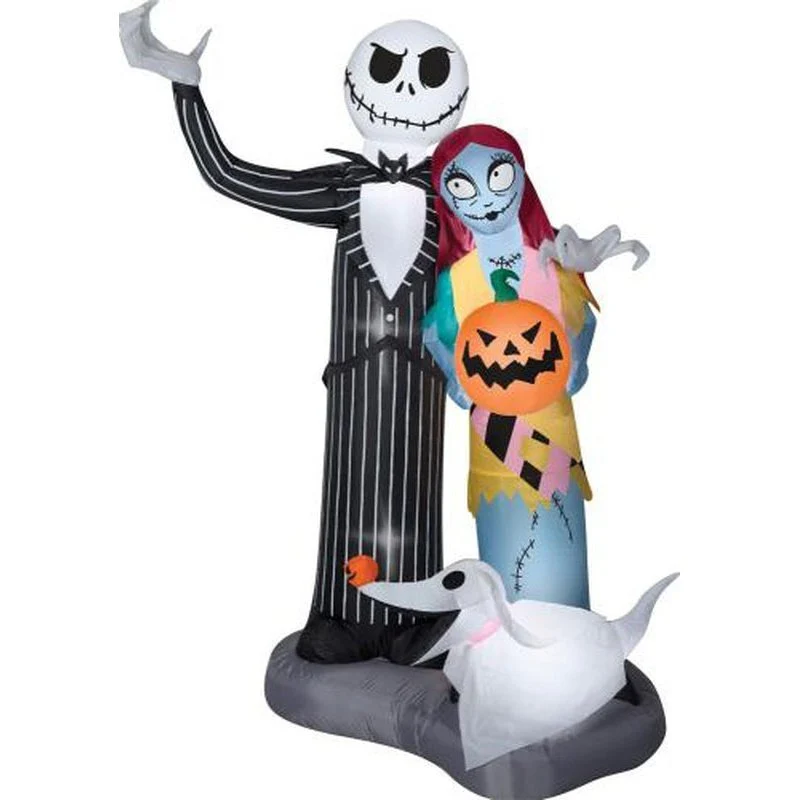 6' Airblown Nightmare Before Christmas Scene Large - Image 2