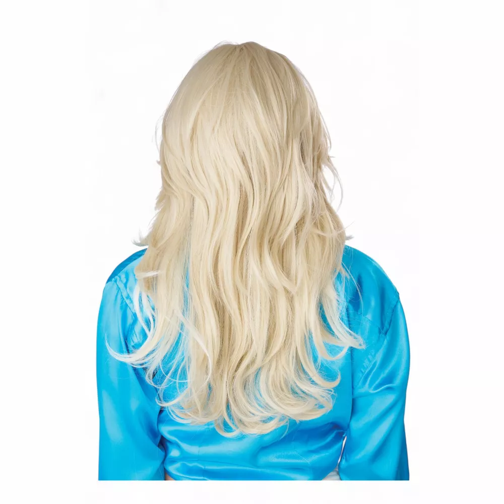 70's Fashion Model Adult Wig (Blonde) - Image 3
