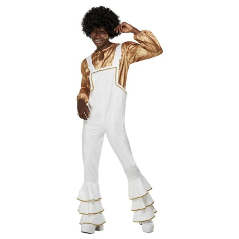 70s Glam Costume, White - Image 2