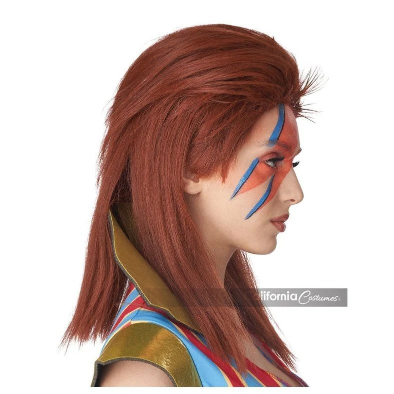 70's Glam Rocker Wig - Image 2