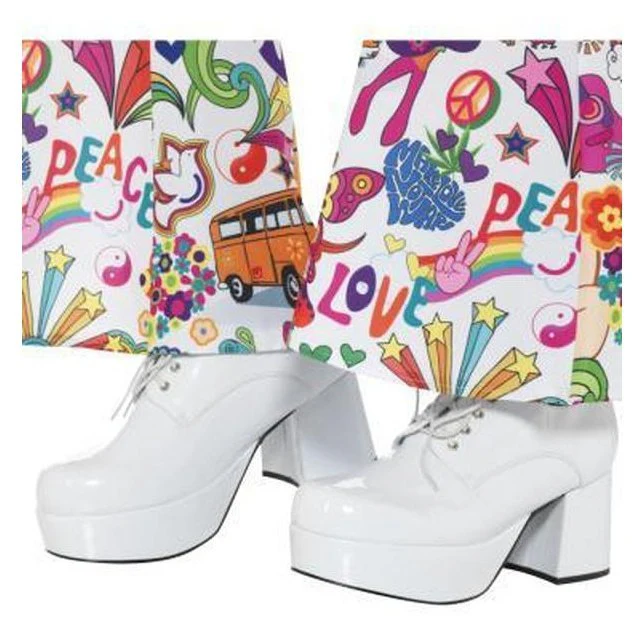 70s Mens Platform Shoes, 3 Inch Heel - Image 2