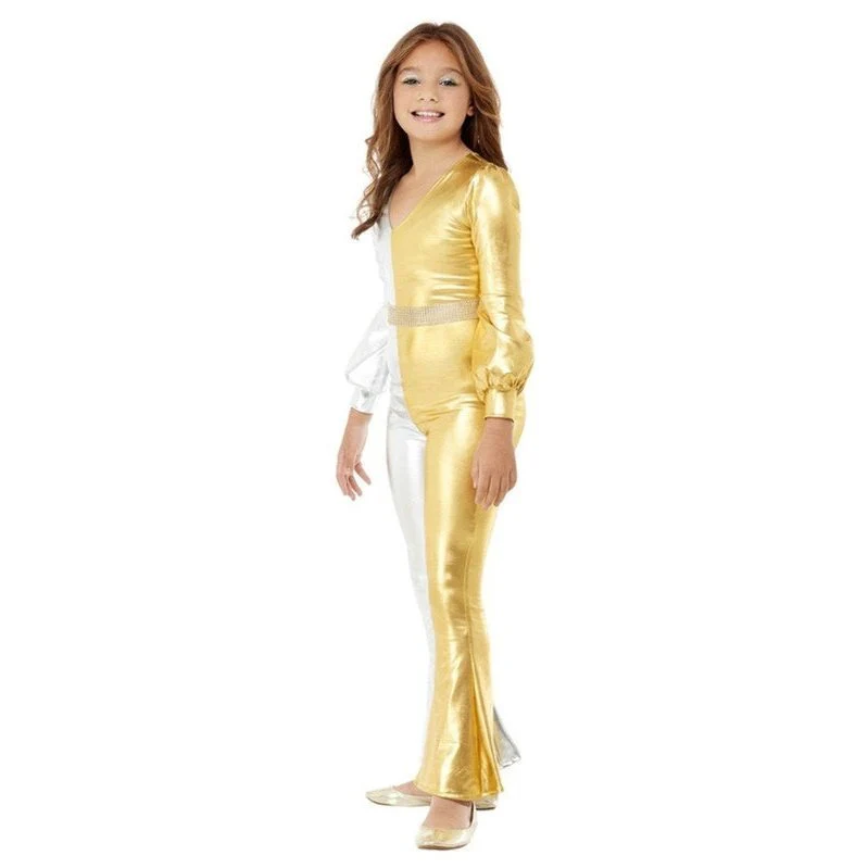 70s Super Chic Costume, Gold - Image 2