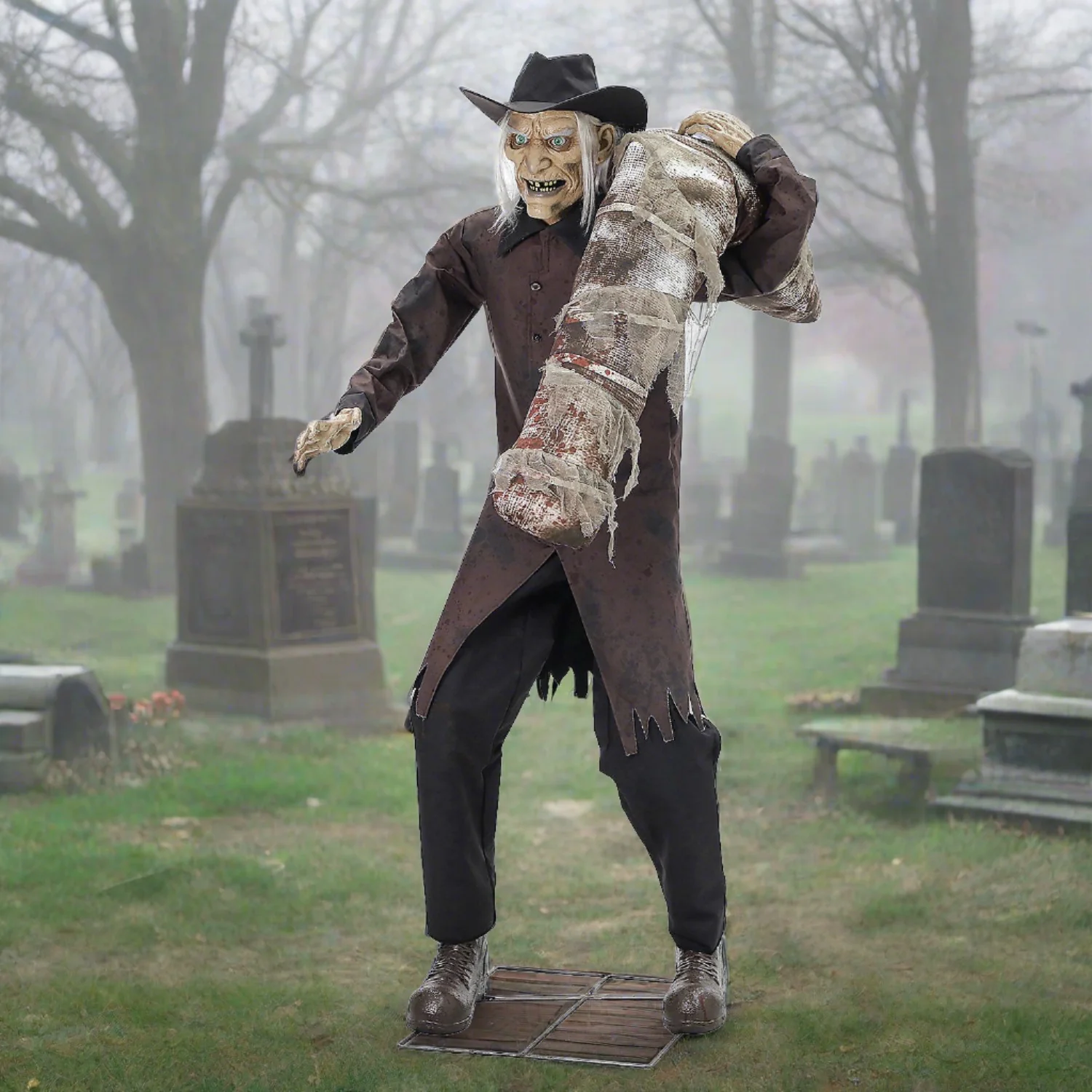 72" Grave Robber Animated Halloween Prop