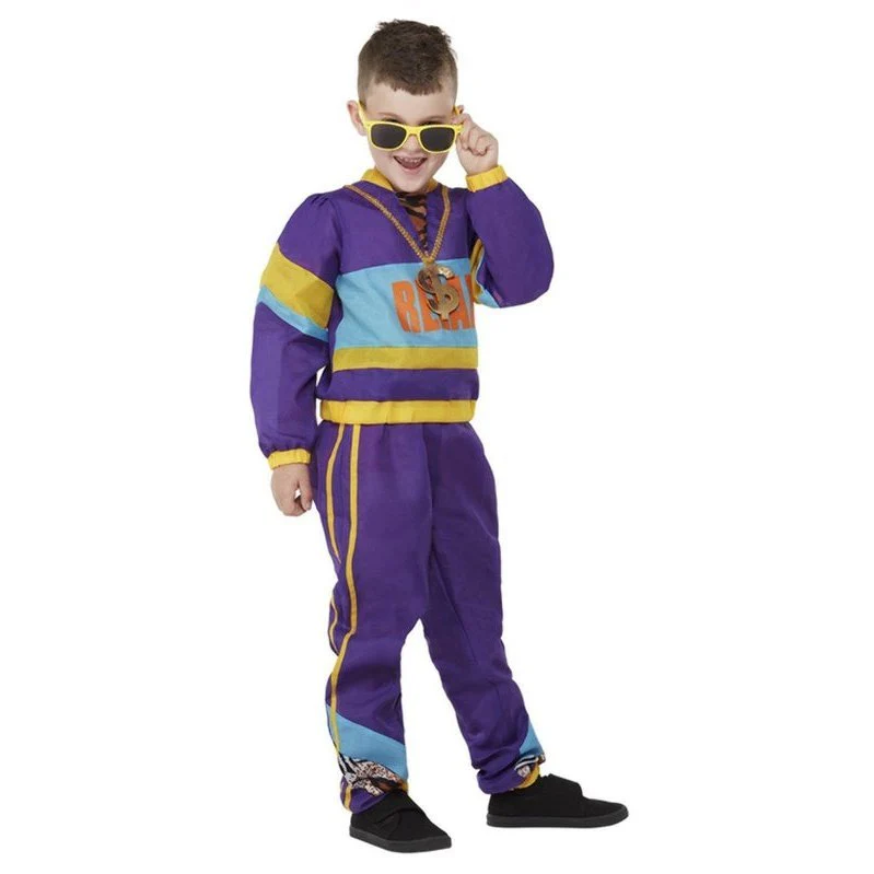 80s Relax Costume, Purple - Image 2