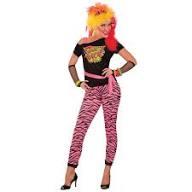 80s Wild Child Costume – Zebra Print