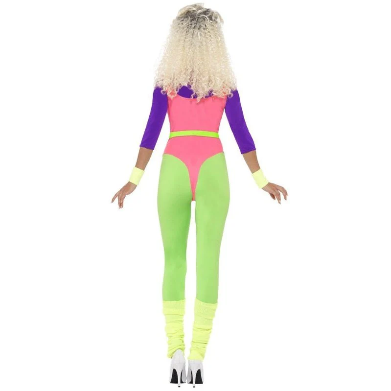 80s Work Out Costume, with Jumpsuit - Image 3