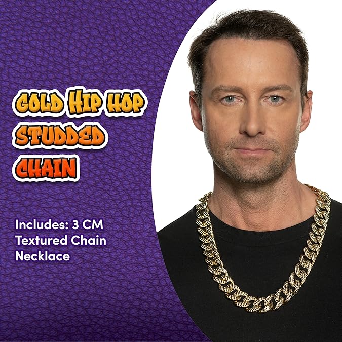 Adult Gold Diamond Chain Necklace - Image 3