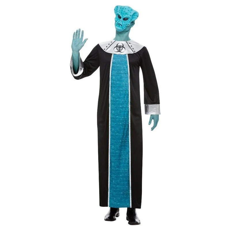 Alien Costume, Blue, Adult - Image 2
