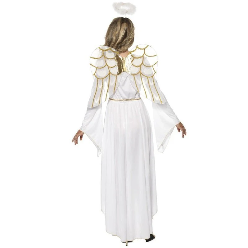 Angel Costume with Dress, Belt, Halo and Wings - Image 2