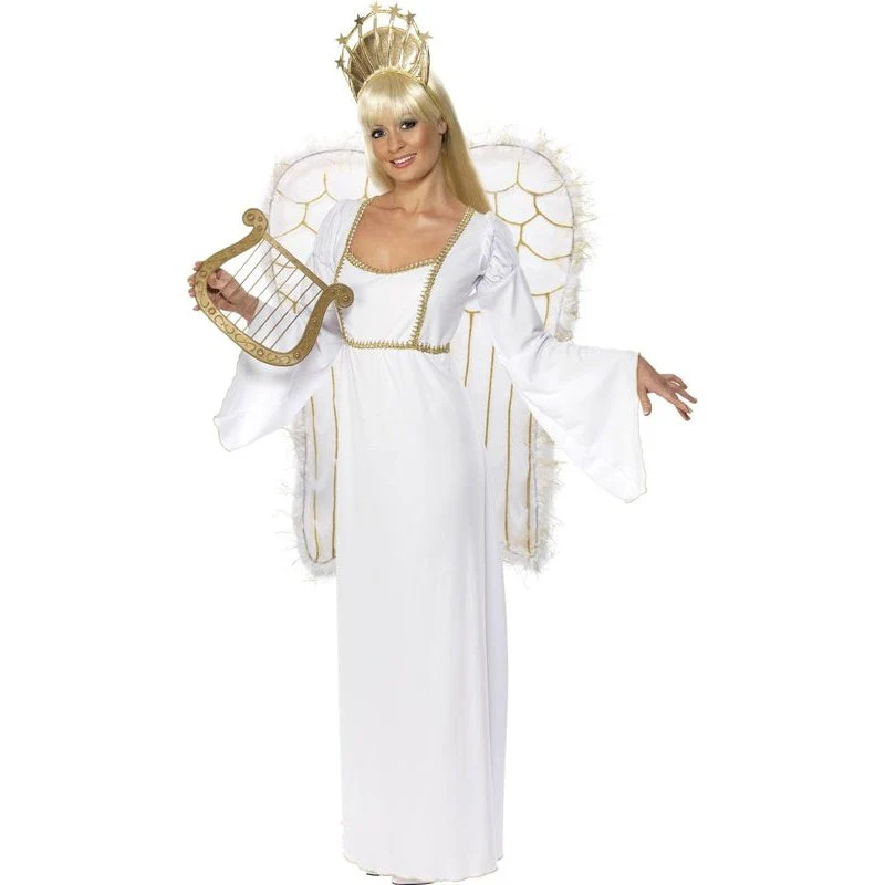 Angel Costume with Dress, Crown & Wings - Image 4