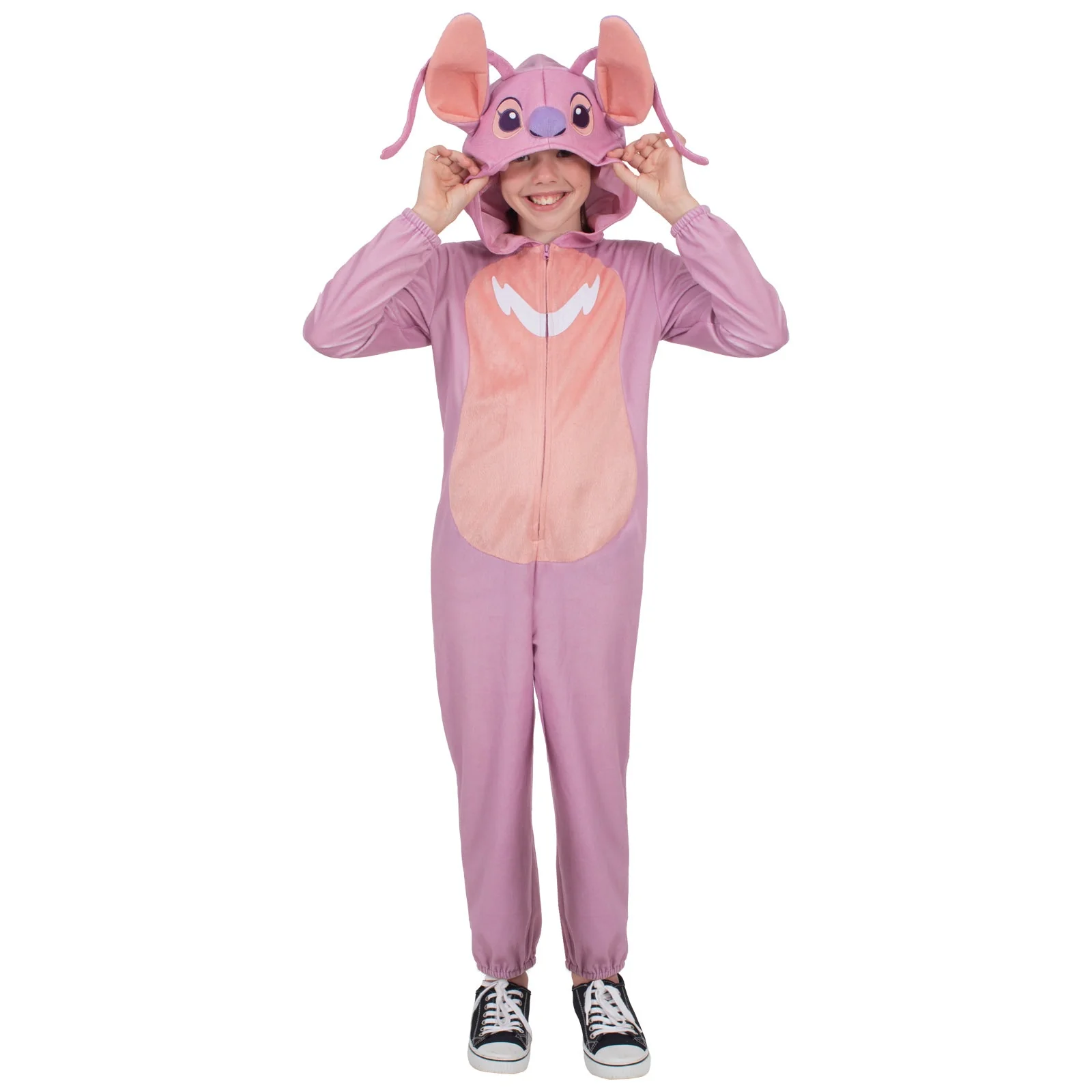 Angel (Lilo & Stitch) Hooded Onesie Costume, Child - Image 3