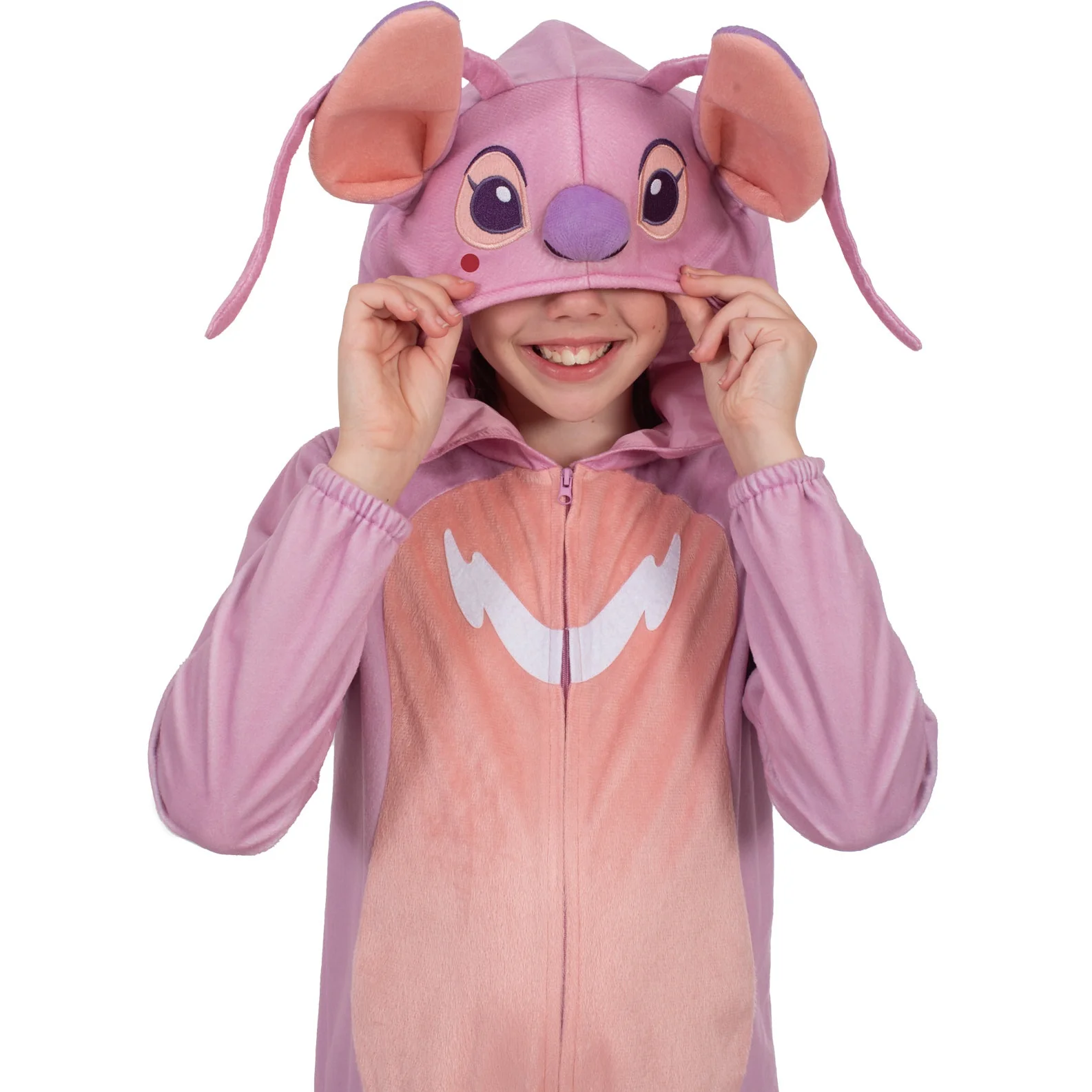 Angel (Lilo & Stitch) Hooded Onesie Costume, Child - Image 4