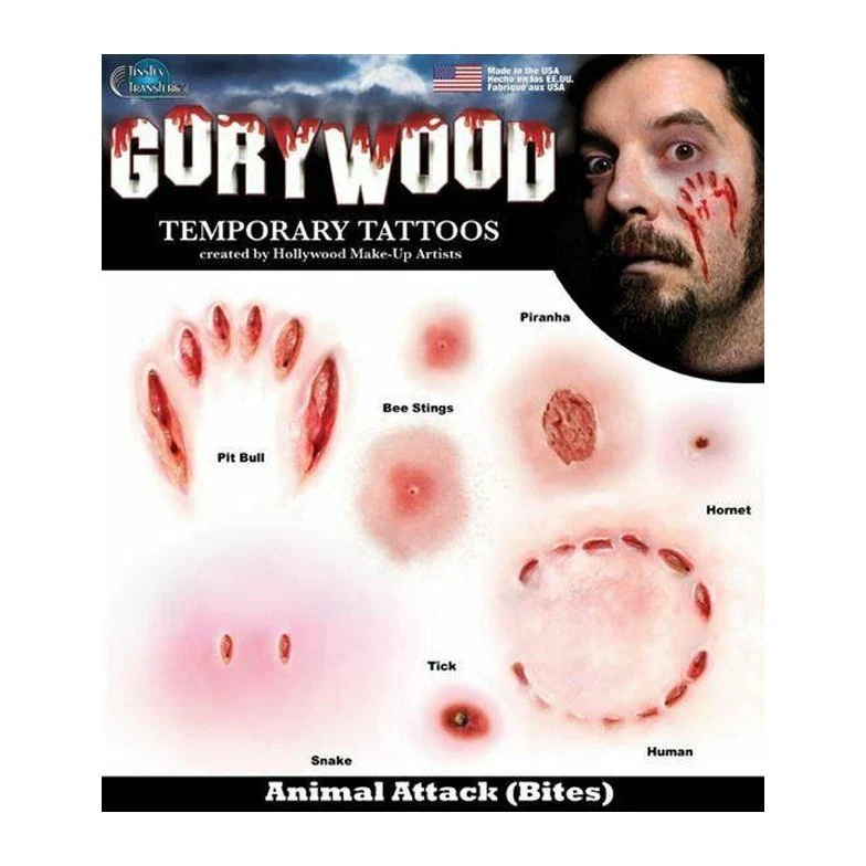 Animal Attack FX Temporary Tattoo
