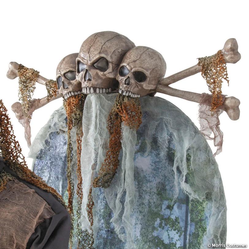 Animated Soul Collector - 7 Ft - Light-Up Halloween Prop - Image 5