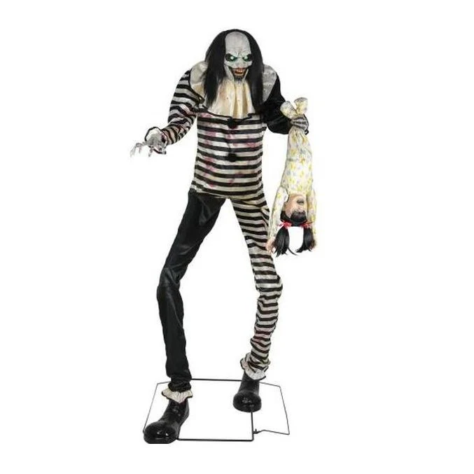 7' Animated Sweet Dreams Clown Prop - Image 2