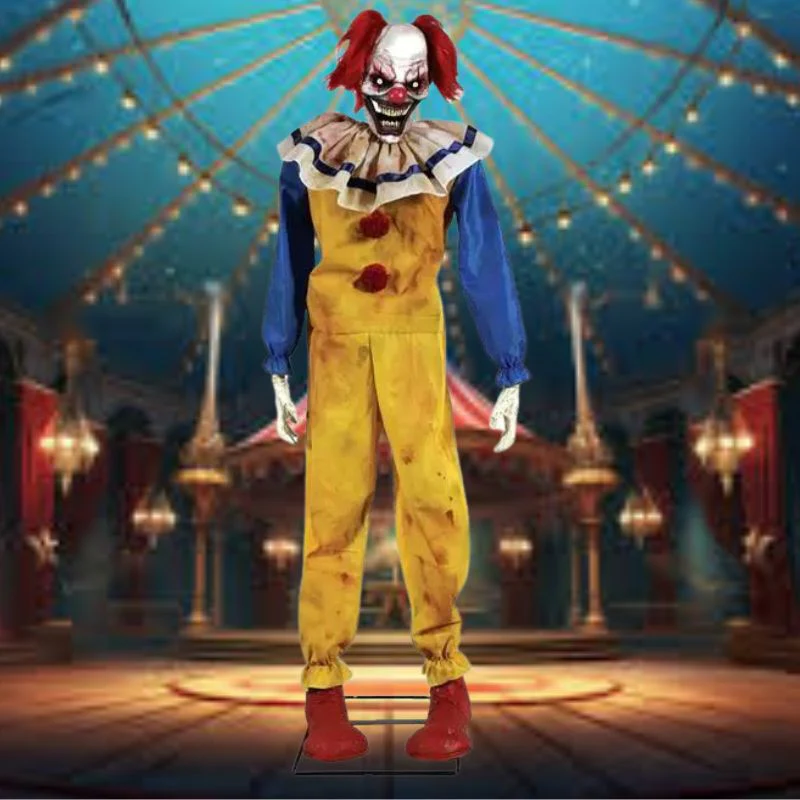Animated Twitching Clown Prop