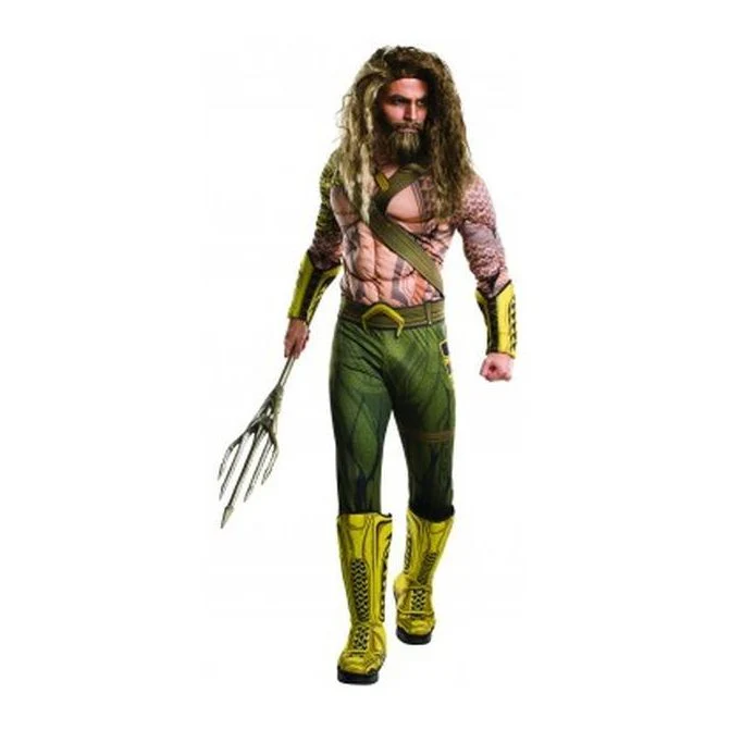 Aquaman Adult Deluxe Size Xl - Image 2