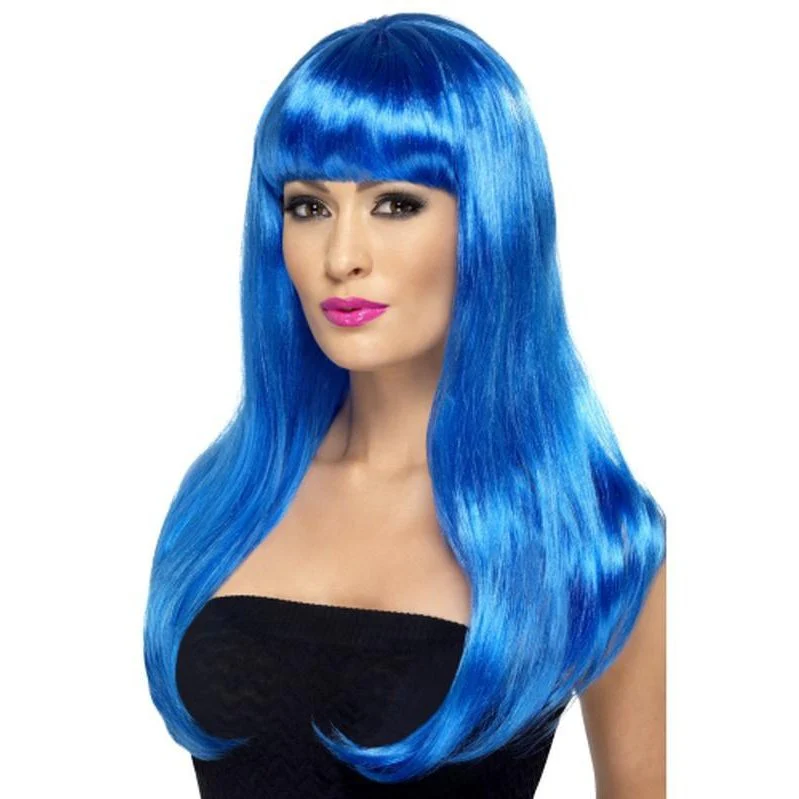 Babelicious Wig - Blue, Long