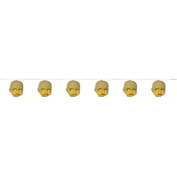 Baby Head Garland 40 In Light