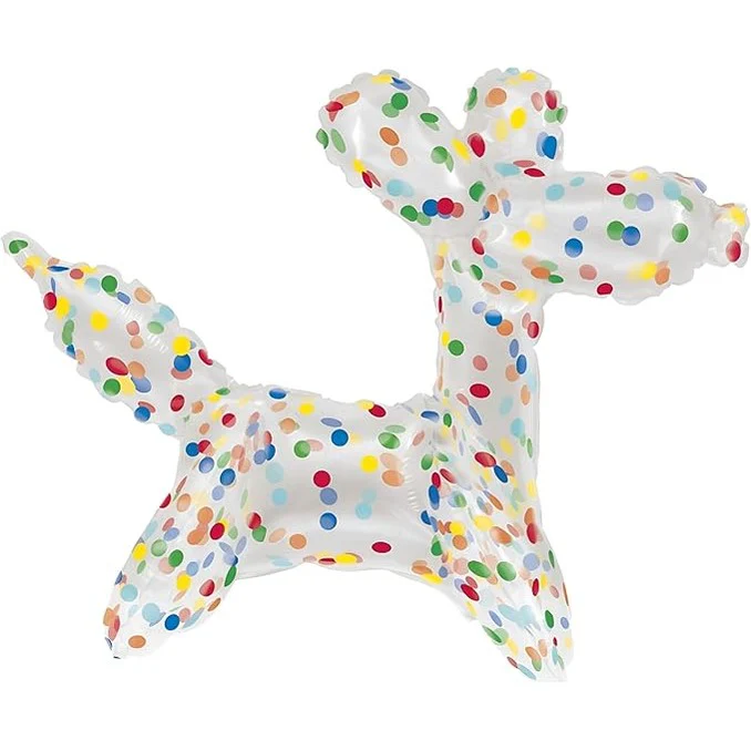 Balloon Dog Birthday Giant Standing Balloon Centerpiece - Image 2