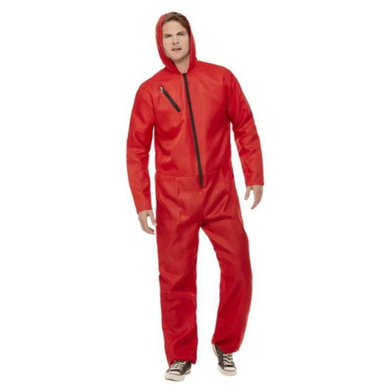Bank Robber Jumpsuit, Red - Image 2