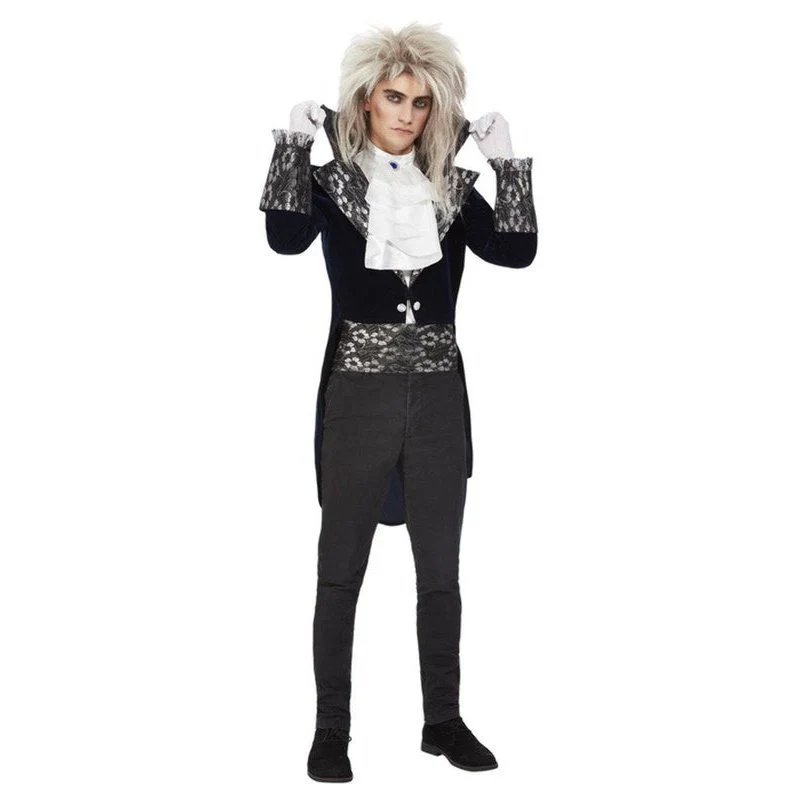 Baroque Goblin King Costume, Blue - Image 2