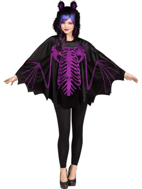 Bat Hooded Poncho - Image 2
