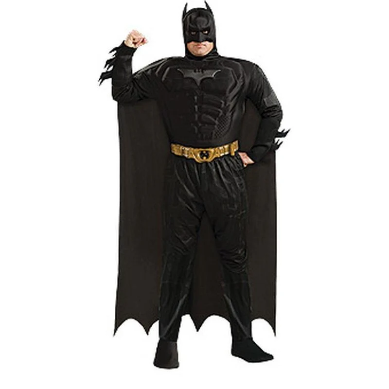Batman Deluxe Muscle Chest Mens Costume Size Plu - Image 3