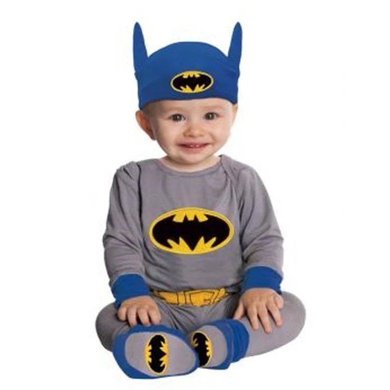 Batman Onesie (Grey/Blue) Size Newborn - Image 2