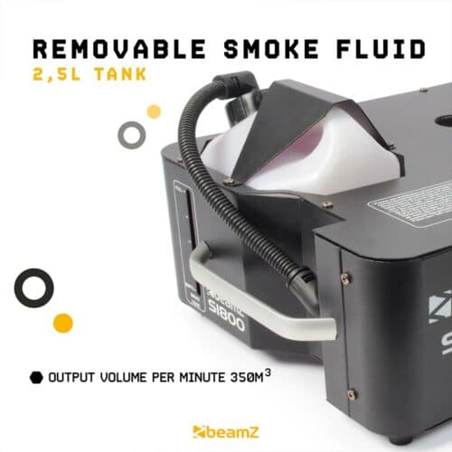 Beamz S1800 DMX Smoke Machine with Timer - Image 5