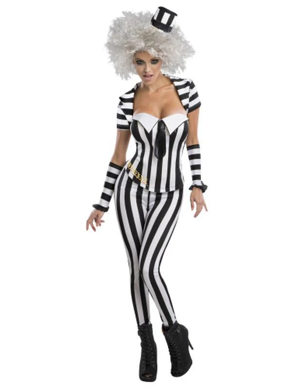 Beetlejuice Secret Wishes Blk/Wht Corset Size S - Image 2