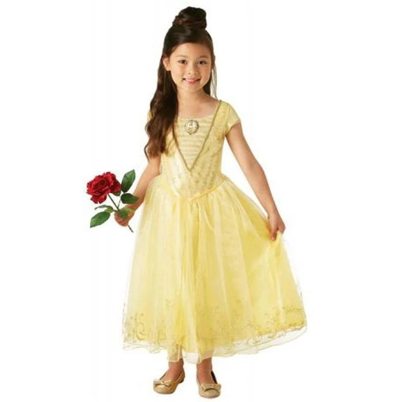 Belle Live Action Deluxe Child Costume Size 3 5 - Image 2