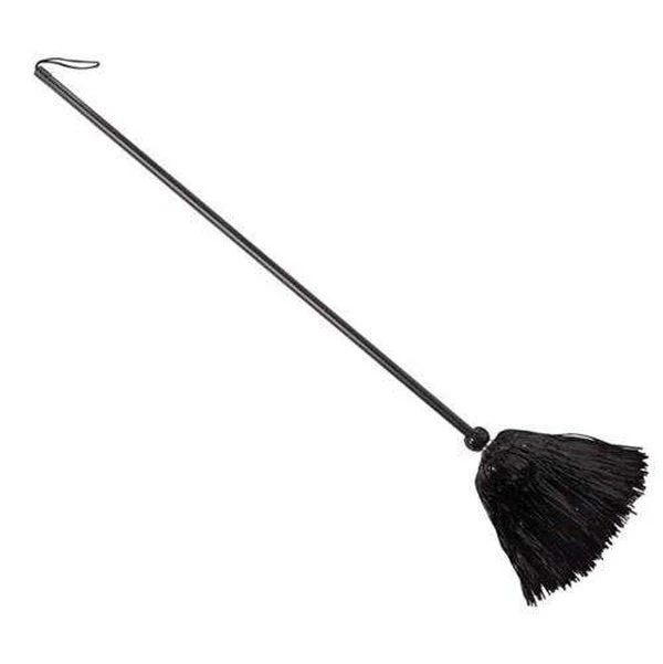 Black Tinsel Witch Broom