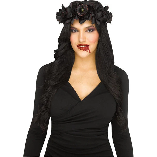 Bloody Floral Headpiece Flower Tiara Adult