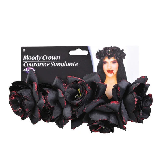 Bloody Floral Headpiece Flower Tiara Adult - Image 2