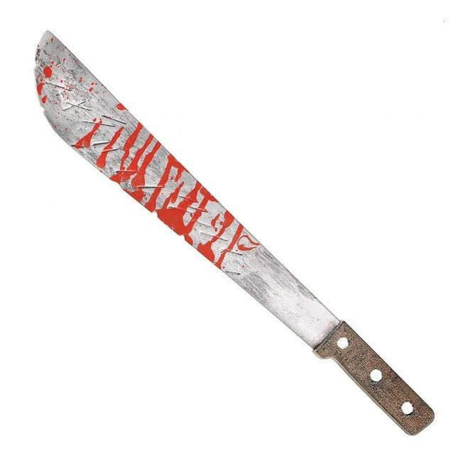 Bloody Machete Slasher Serial Killer Prop - Image 2
