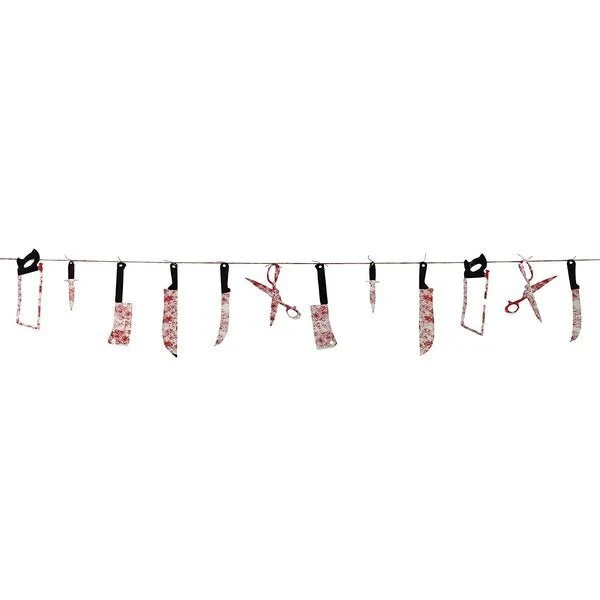 Bloody Weapons Hanging Garland