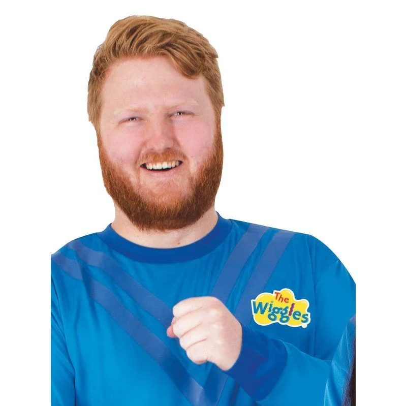 Blue Wiggle Costume Top, Adult - Image 3